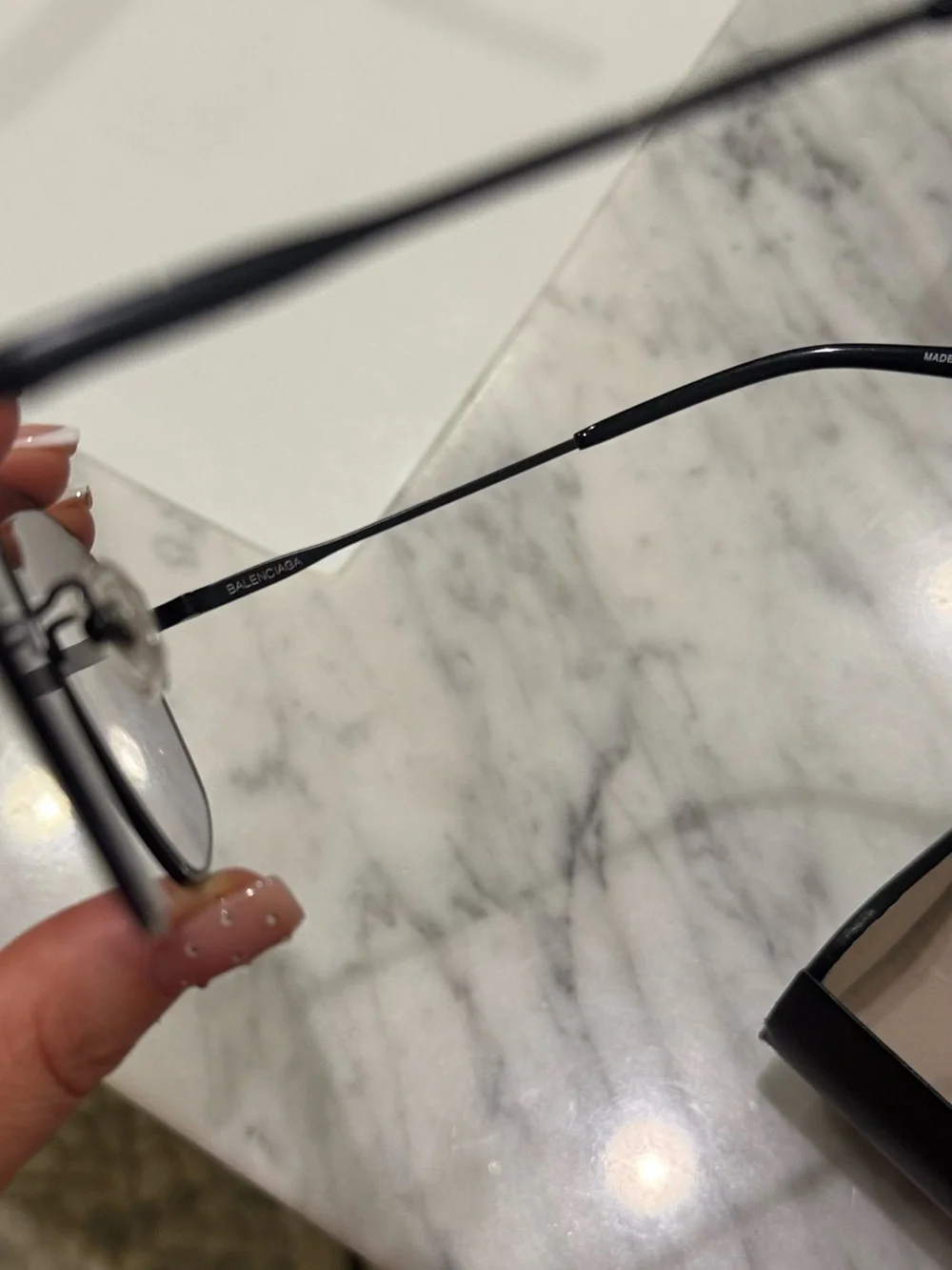 Balenciaga Eyewear Tag 2.0 Navigator Sunglasses Authentic BB0246SA 004 61